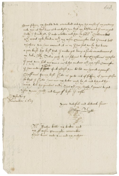 Image of letter: L.a.176